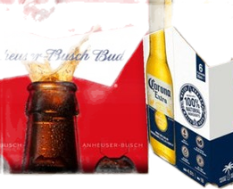 Anheuser-Busch Bud oder Corona Mexican Beer oder alkoholfrei