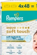 Pampers Feuchte Tücher Aqua Soft oder Feuchttücher Sensitive