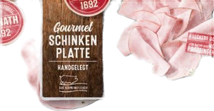 Ponnath Gourmet Schinkenplatte oder Delikatess Prosciutto Cotto